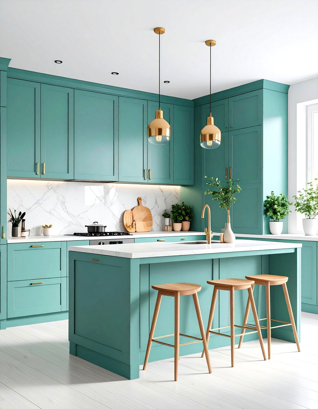 Scandinavian Seafoam Green Kitchen - 24 Seafoam Green Kitchen Ideas