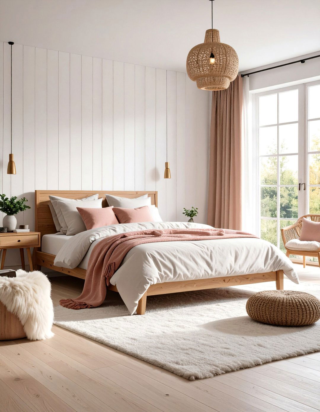 Scandinavian Style Blush Pink Bedroom - 24 Blush Pink Bedroom Ideas