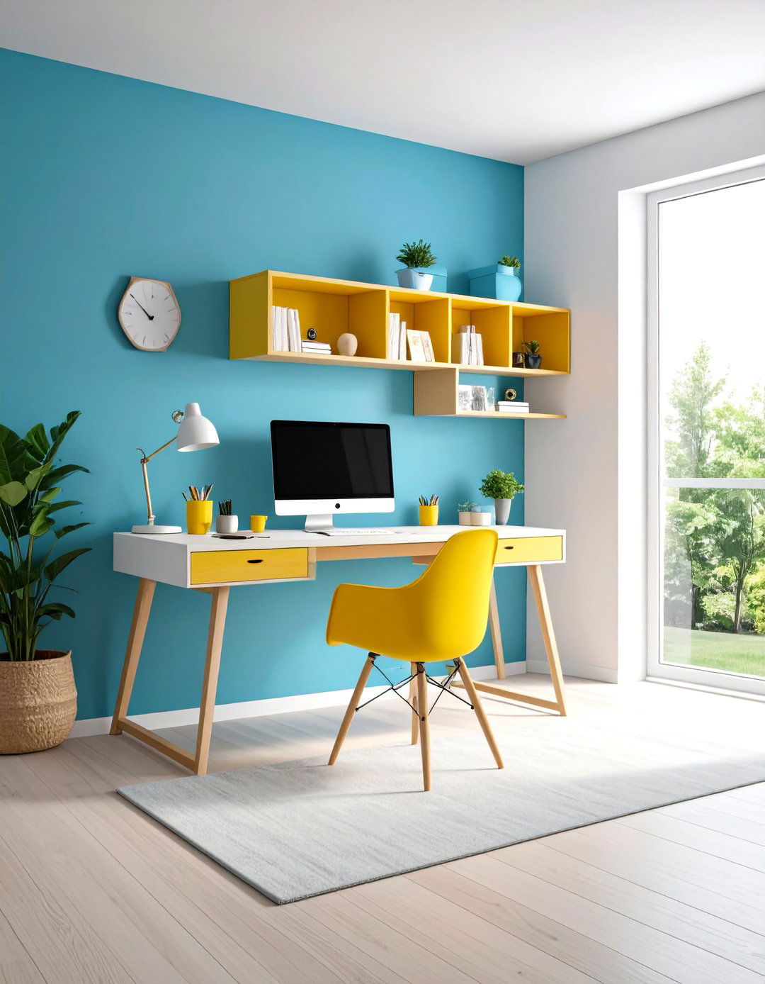 Scandinavian Style Folding Workspace - 24 Studio Furniture Ideas