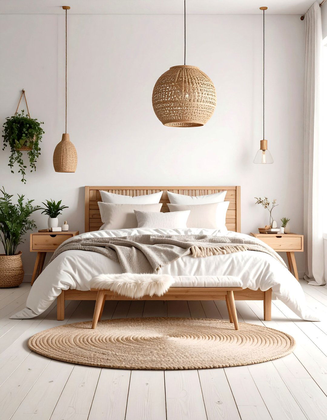 Scandinavian White Bedroom Theme - 24 Small White Bedroom Ideas