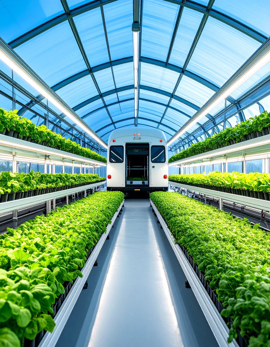 School Bus Greenhouse with Medicinal Herb Production - 24 School Bus Greenhouse Ideas
