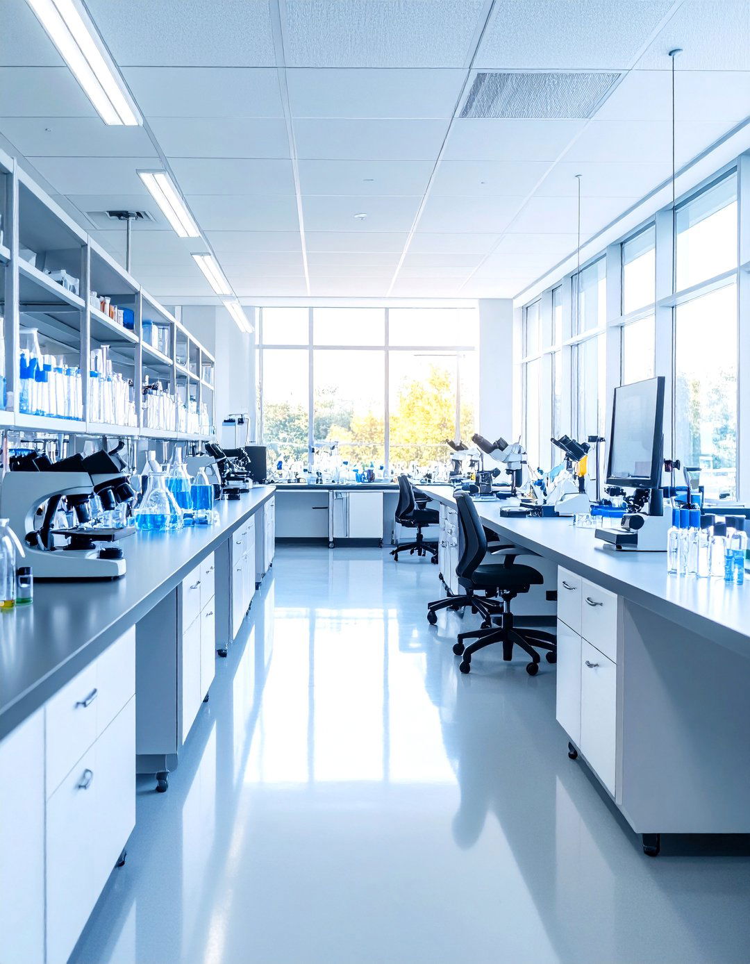 Science Laboratory Discovery - 24 School Mural Ideas