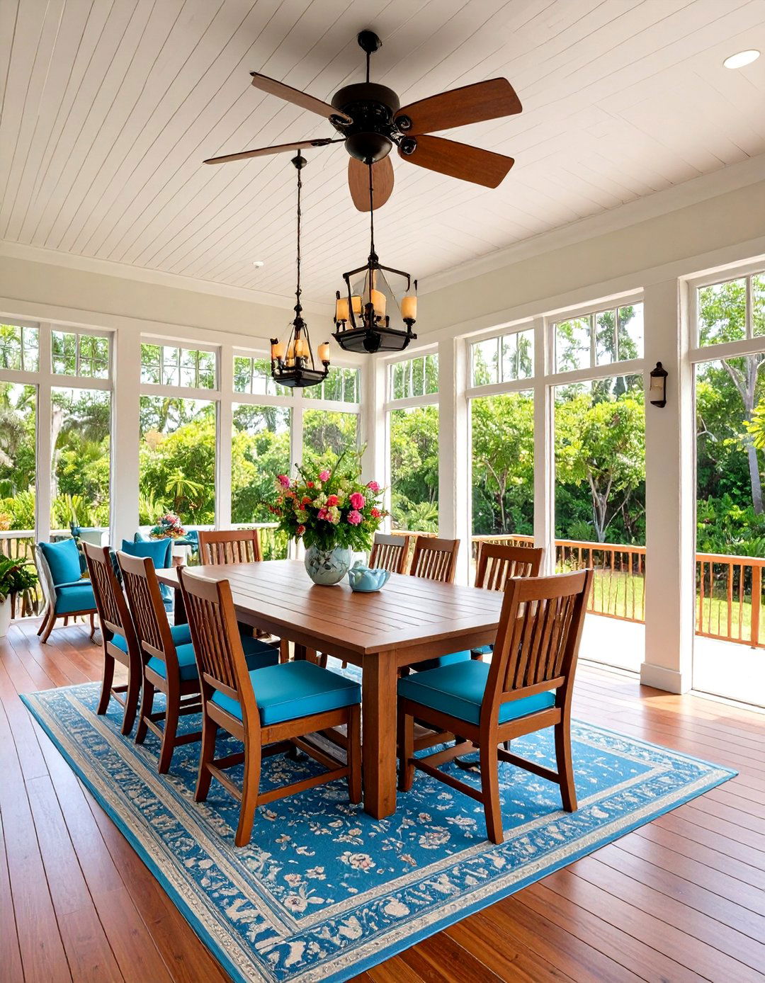 Screened Porch Dining Extension - 24 Florida Room Ideas
