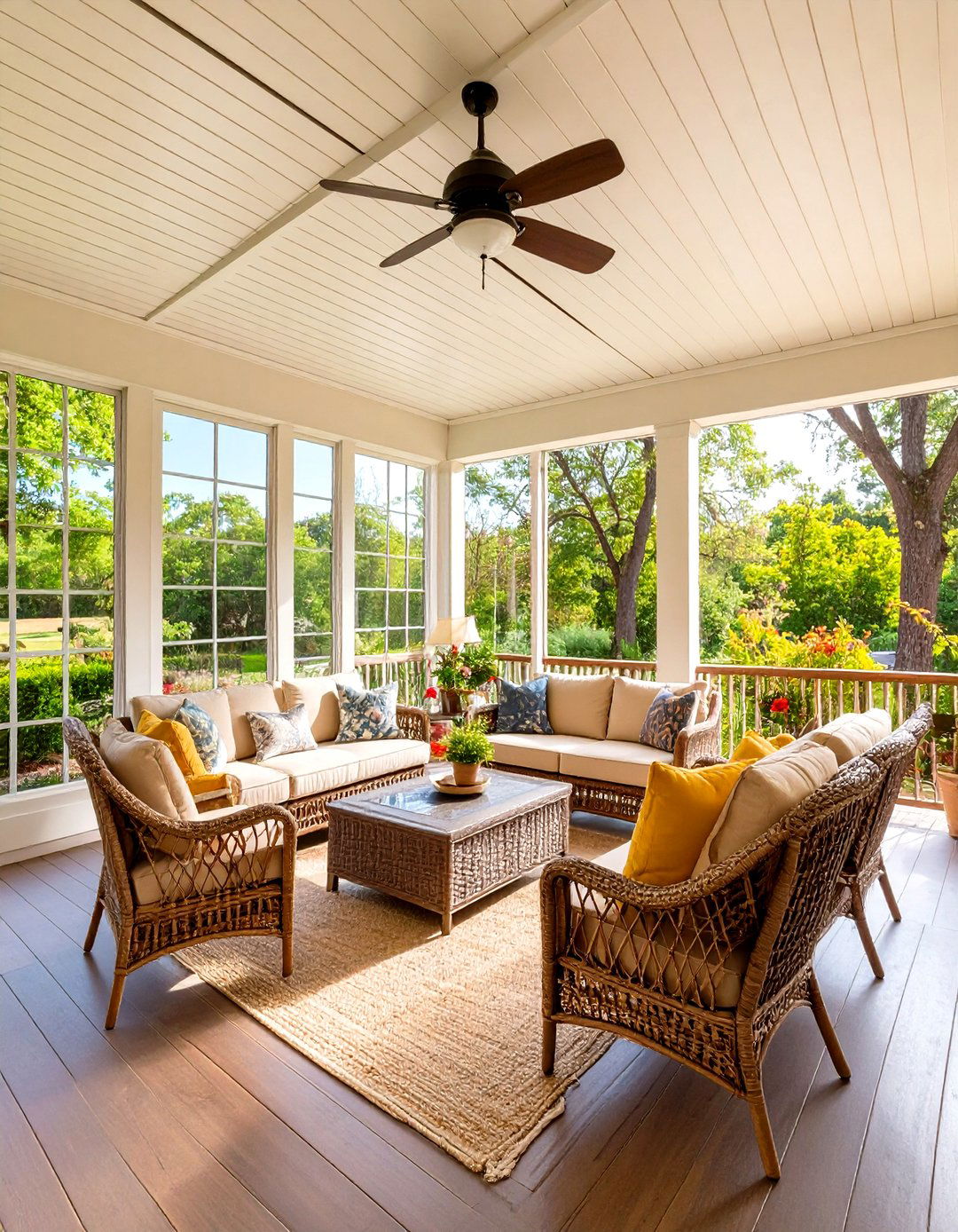 Screened Porch Enclosure - 24 Mobile Home Deck Ideas