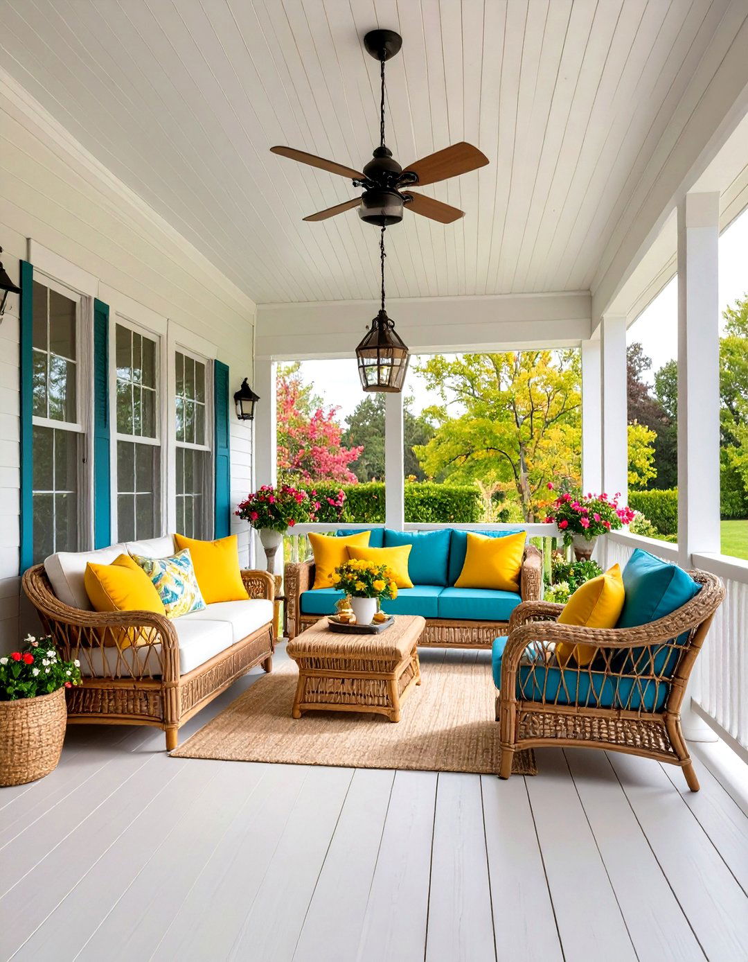 Screened Porch Farmhouse Patio Extension - 24 Farmhouse Patio Ideas