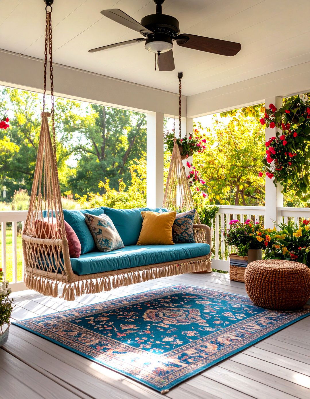 Screened Porch Reading Room - 24 Outdoor Reading Nook Ideas