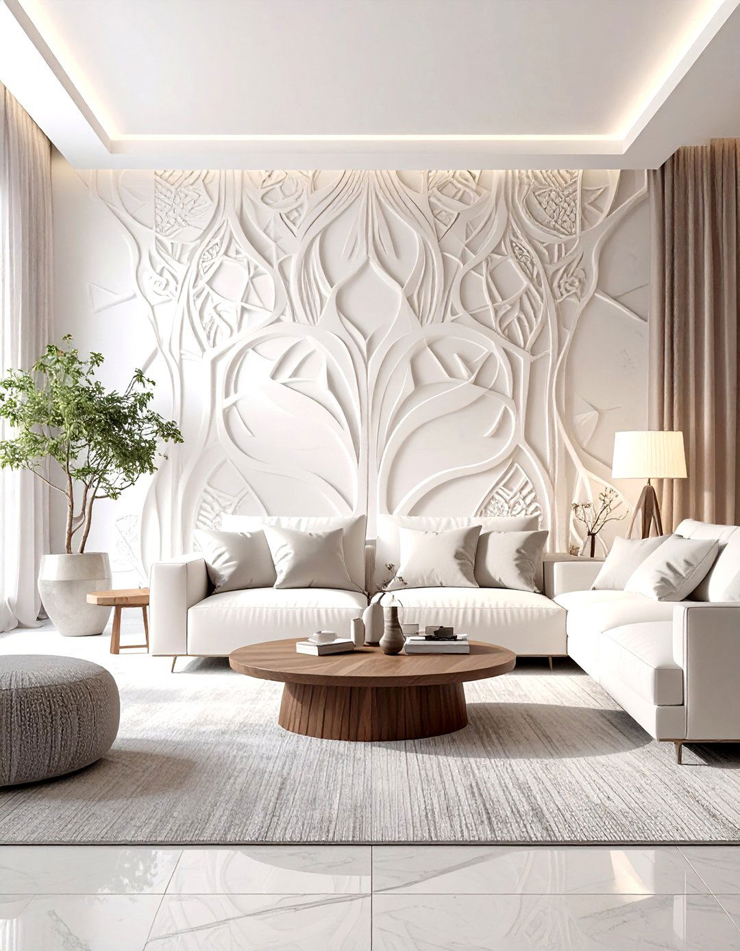 Sculpted Foam Innovation - 24 Wall Texture Ideas