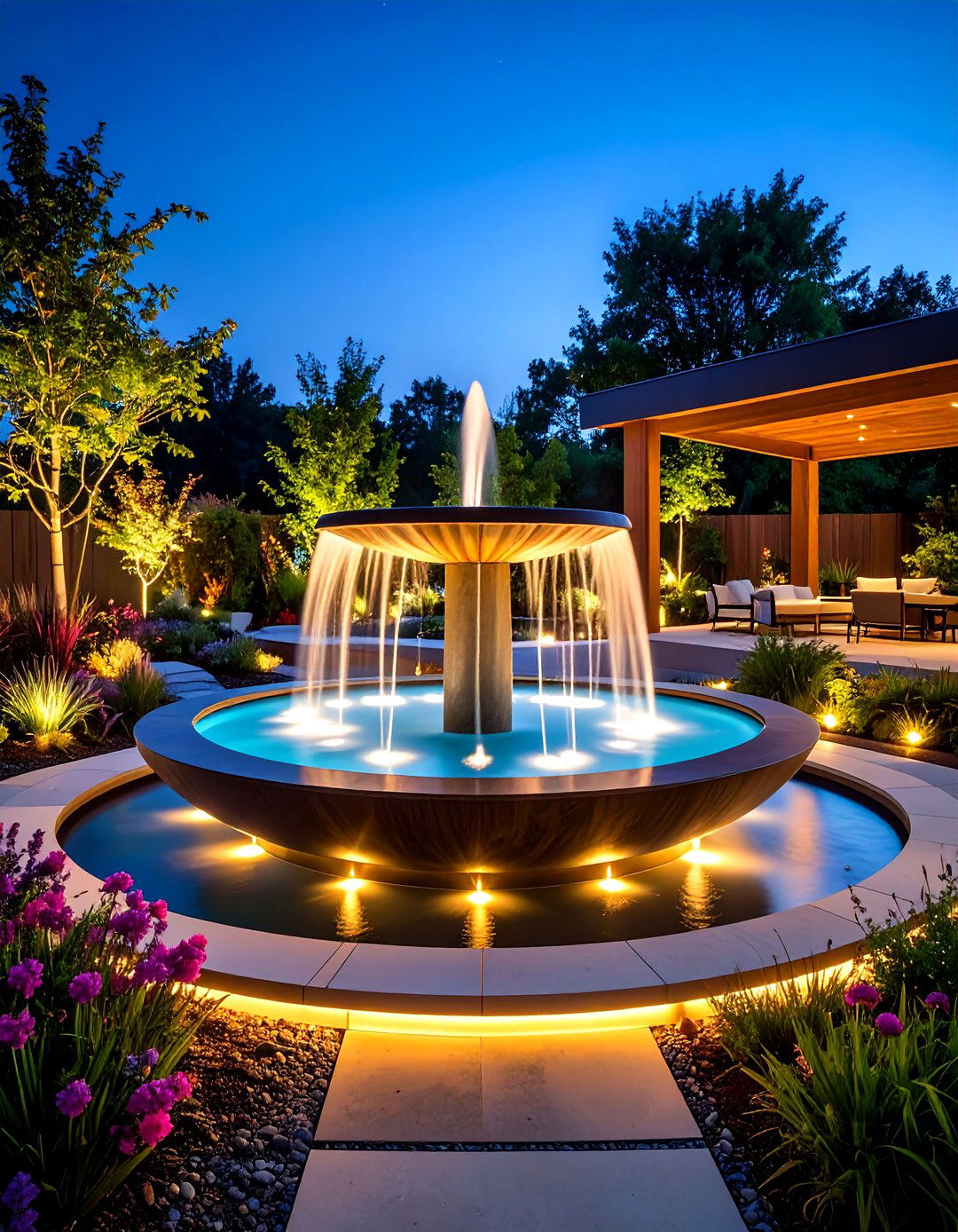 Sculptural Art Fountain - 24 Water Feature Ideas
