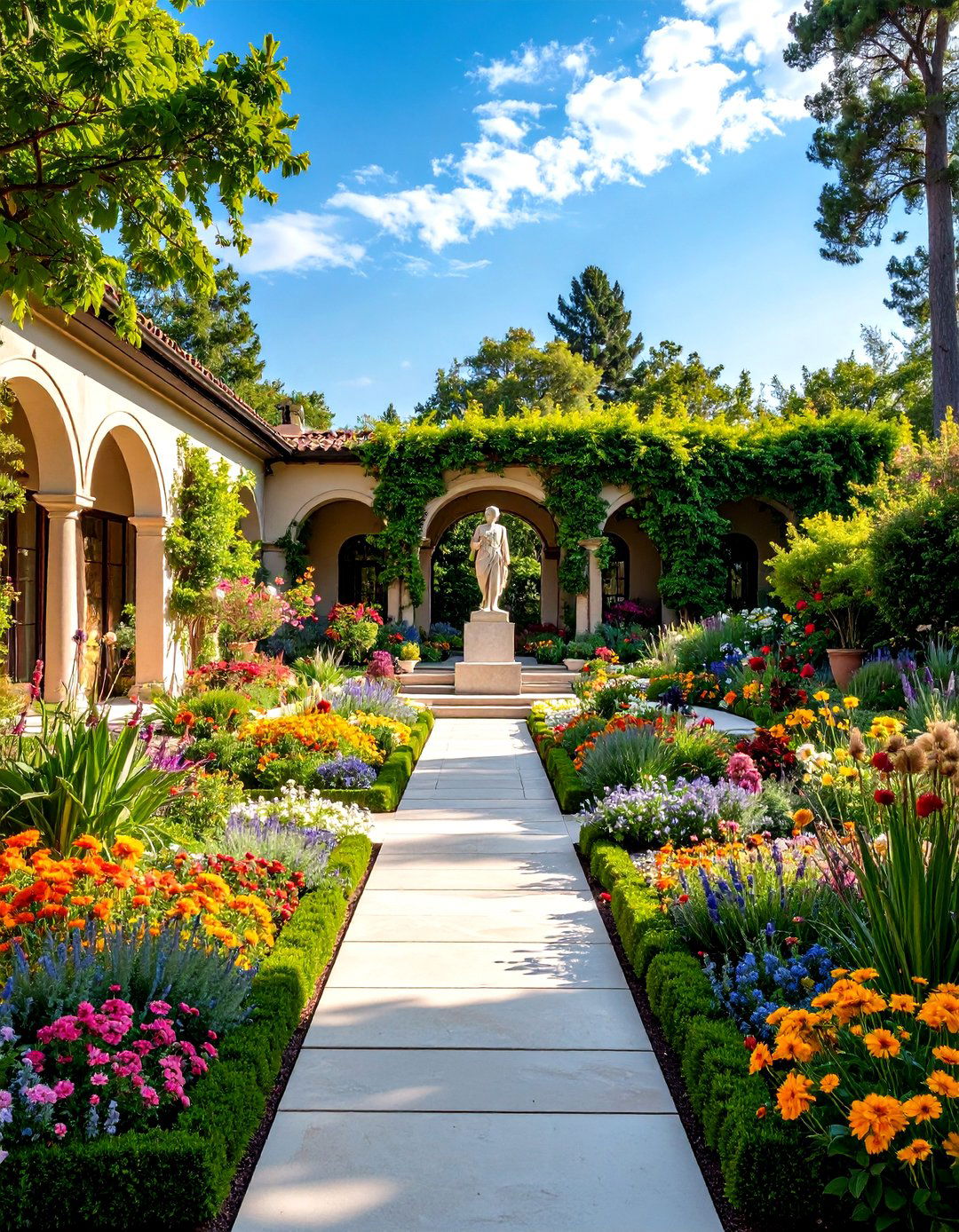 Sculptural Art Garden - 24 Memorial Garden Ideas