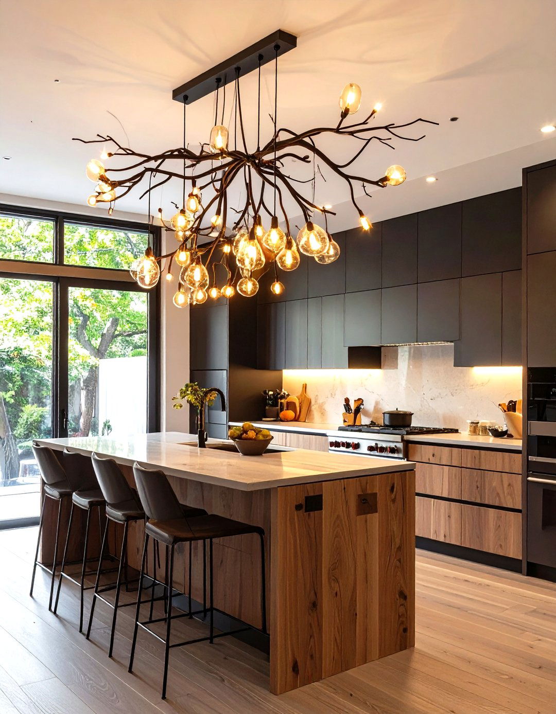 Sculptural Branch Chandeliers - 24 Kitchen Island Lighting Ideas