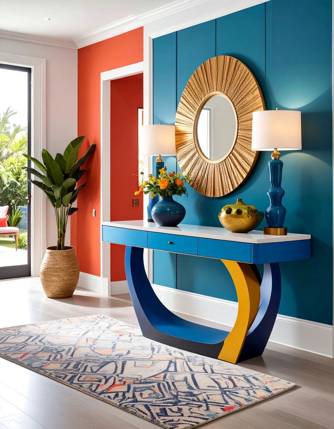 Sculptural Console Tables - 24 Modern Entryway Ideas