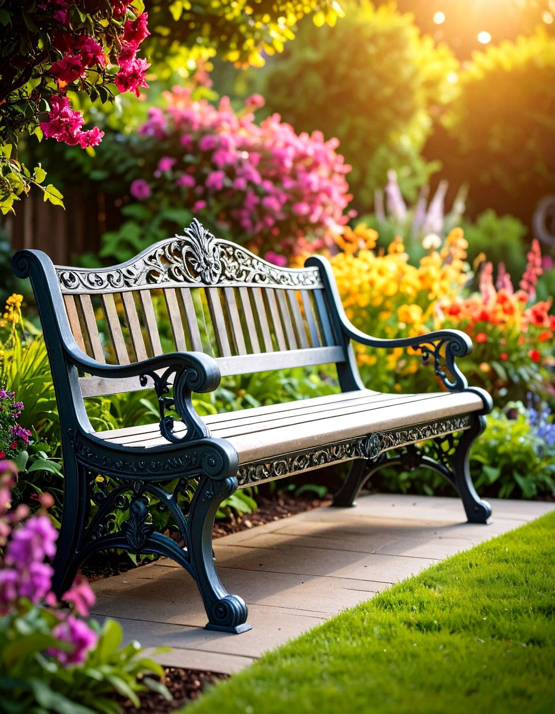 Sculptural Garden Benches - 24 Garden Art Ideas