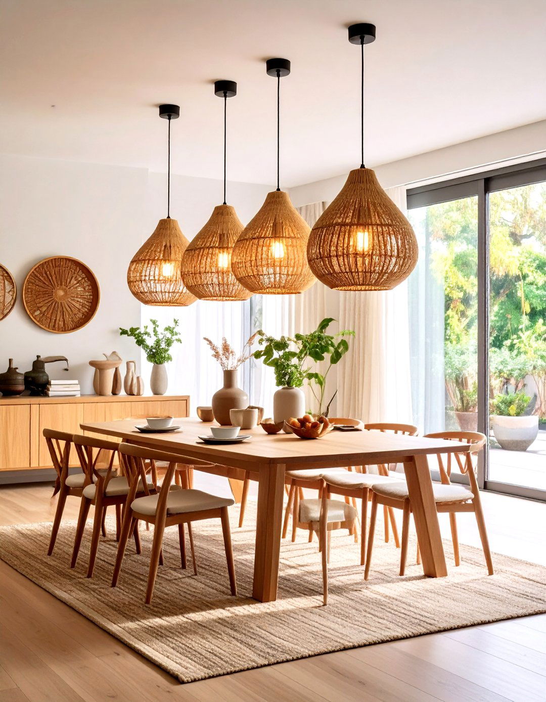 Sculptural Pendant Lighting - 24 Organic Modern Interior Design Ideas