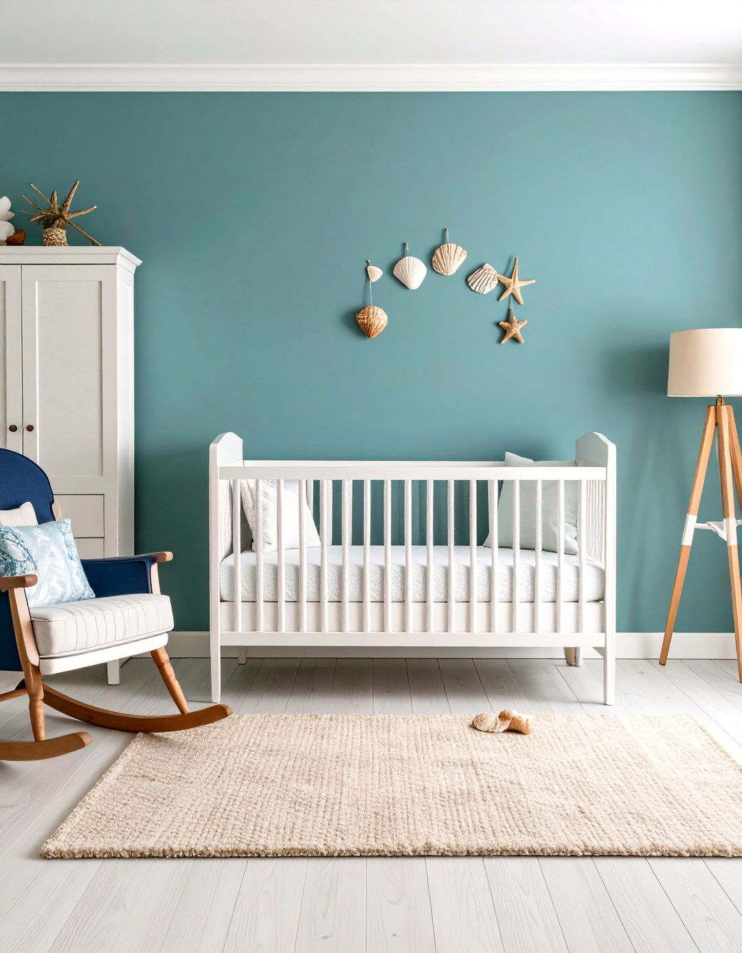 Sea Green Coastal Nursery - 24 Green Nursery Ideas