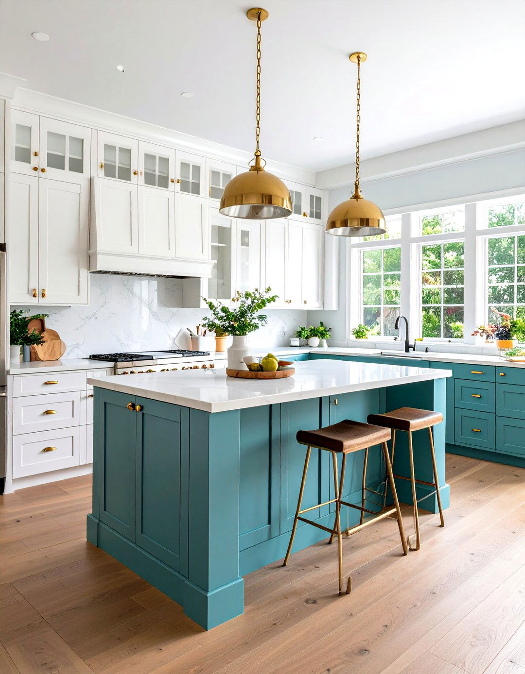 Seafoam Green Kitchen Islands - 24 Kitchen Island Color Ideas