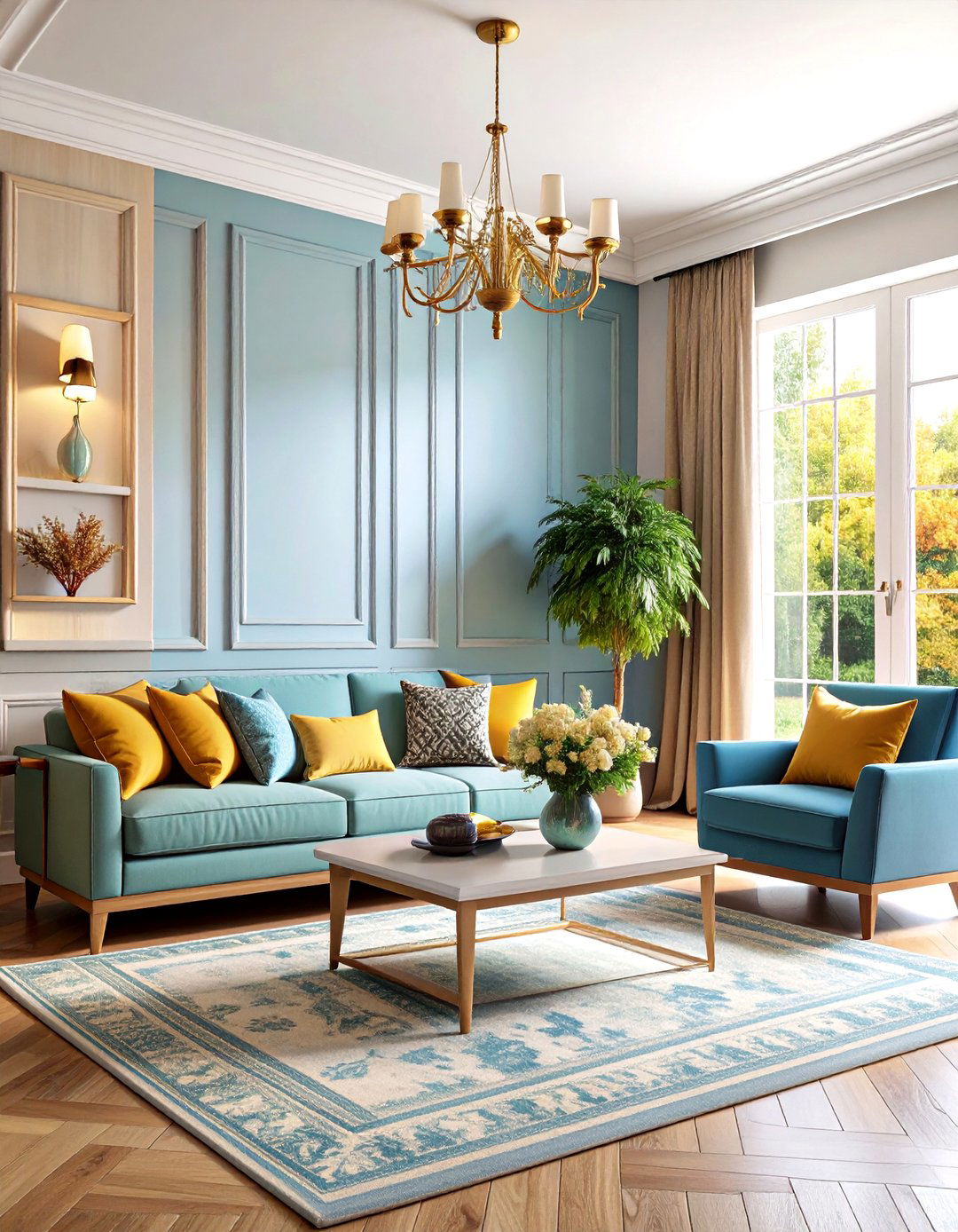 Seasonal Adaptable Design - 24 Living Room Wainscoting Ideas