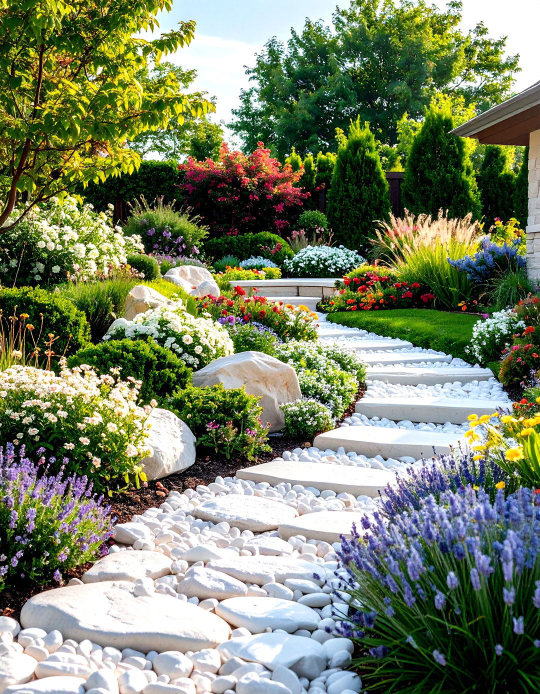 Seasonal Adaptation Features - 24 White Rock Landscaping Ideas