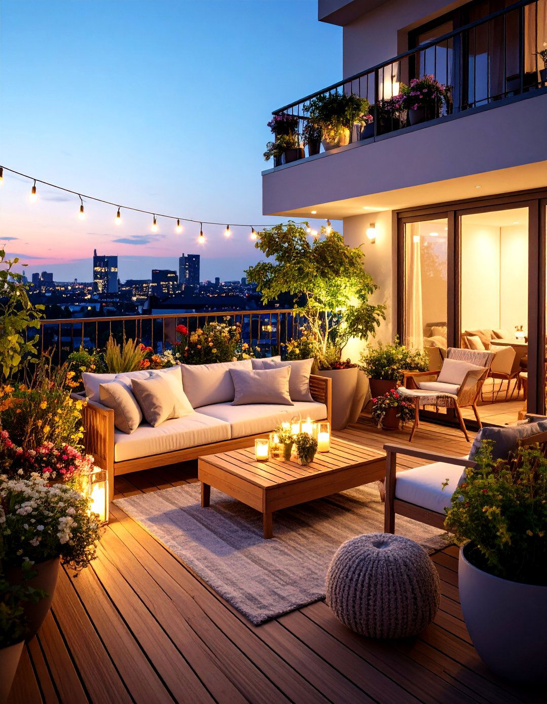 Seasonal Adaptation Penthouse Balcony - 24 Penthouse Balcony Ideas