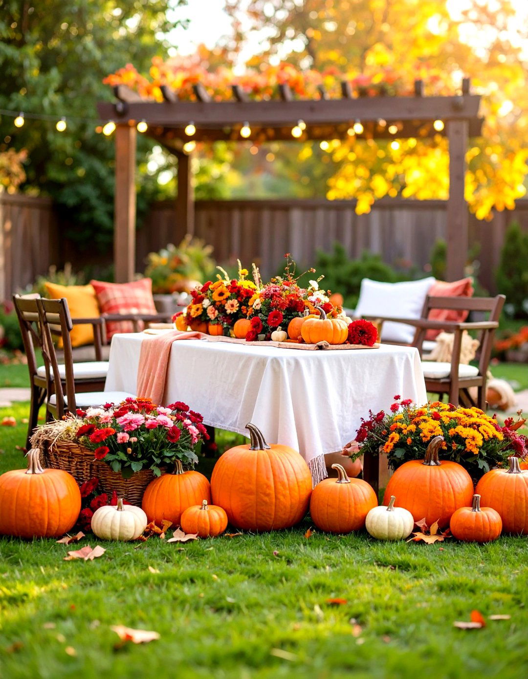 Seasonal Autumn Harvest - 24 Backyard Wedding Ideas