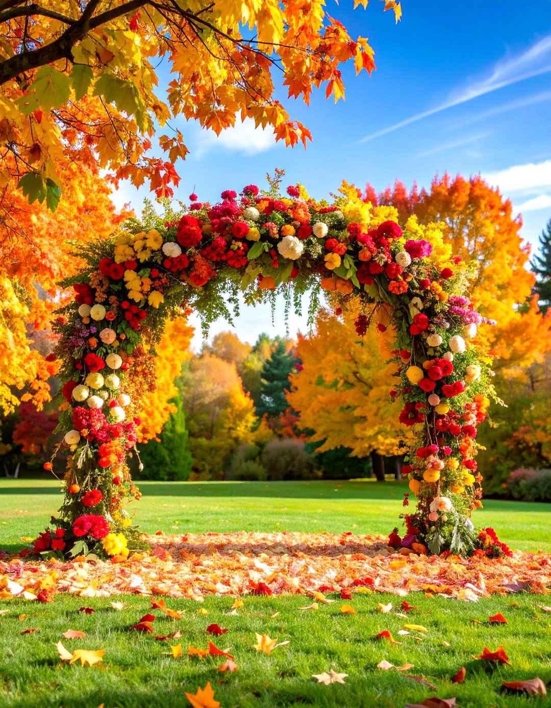 Seasonal Branch Wedding Arch - 24 Wedding Arch Ideas