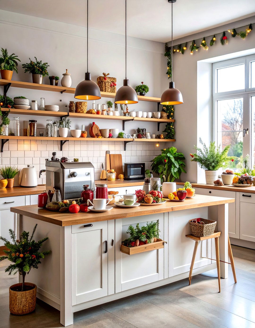 Seasonal Coffee Station with Rotating Themes - 24 Coffee Station Ideas