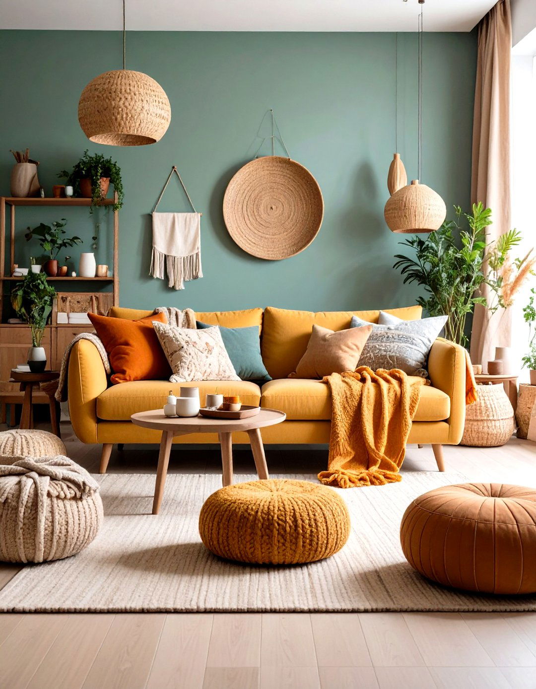 Seasonal Decor Transition Living Room - 24 Boho-scandinavian Design and Decor Ideas
