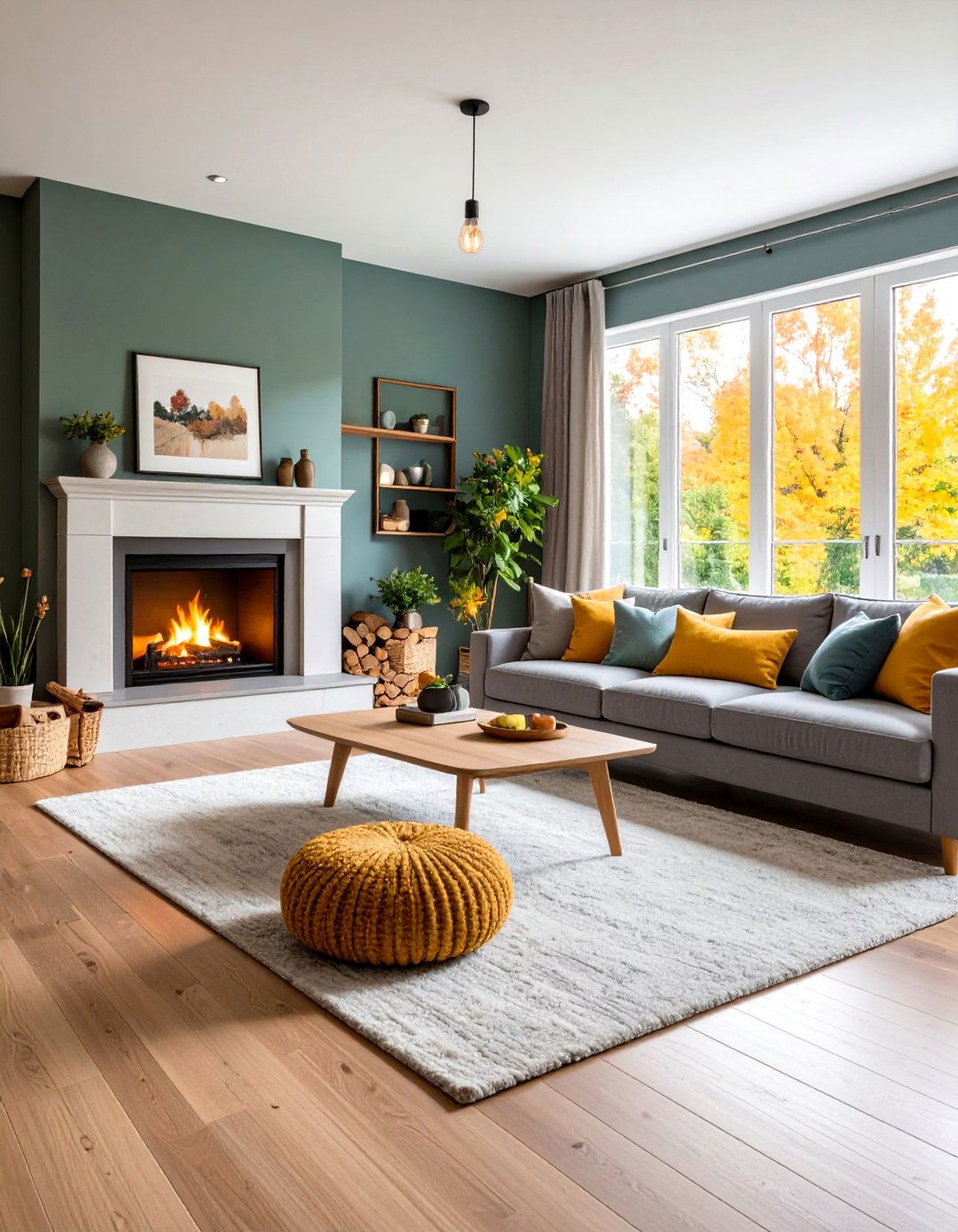 Seasonal Decoration Flexibility - 24 Living Room Ideas With Sectionals and Fireplace