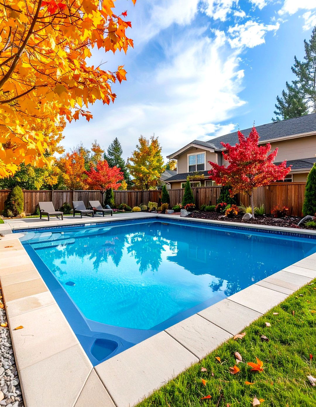 Seasonal Design Flexibility - 24 Rectangle Pool With Hot Tub