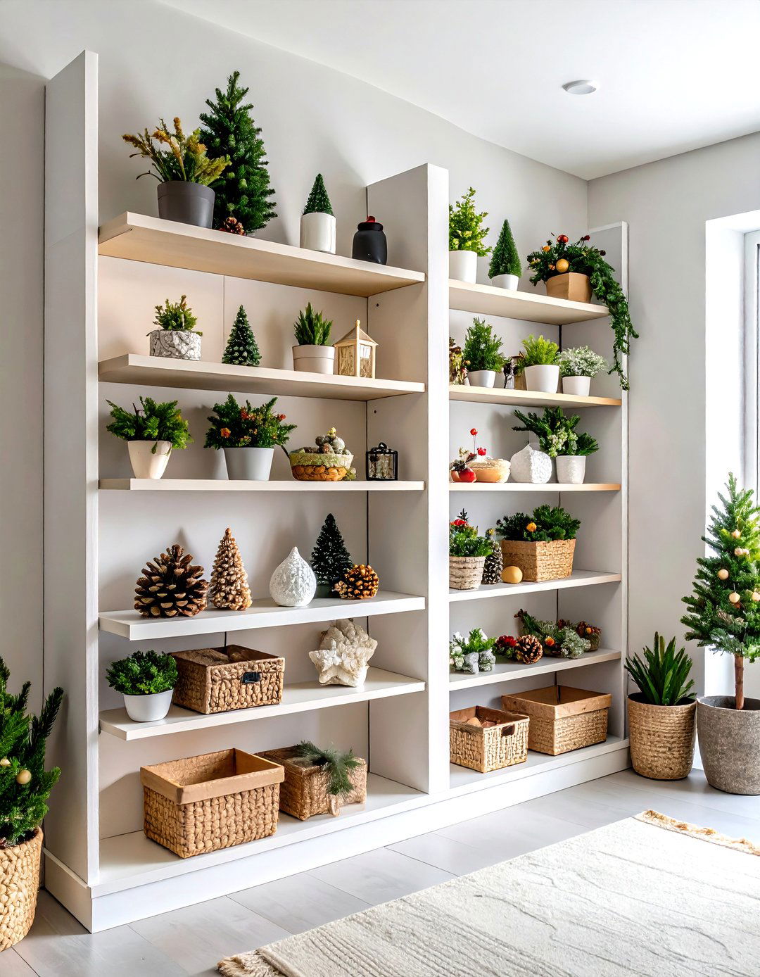 Seasonal Display Corner Shelves - 24 Corner Shelf Ideas