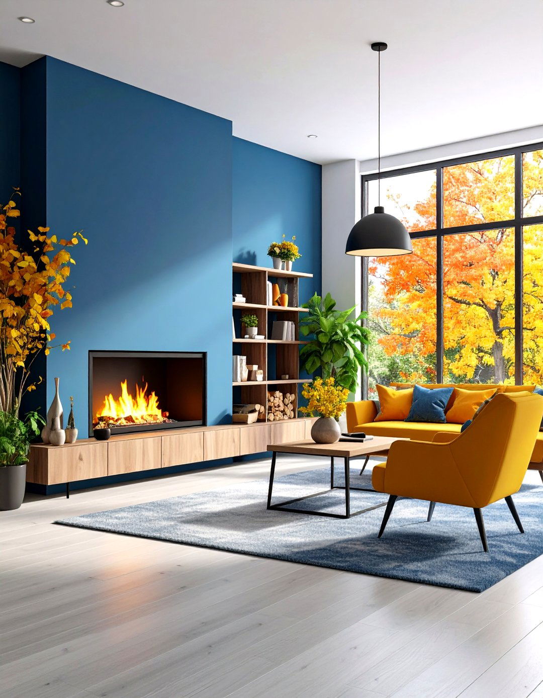 Seasonal Fireplace Office Adaptability - 24 Home Office With Fireplace Ideas