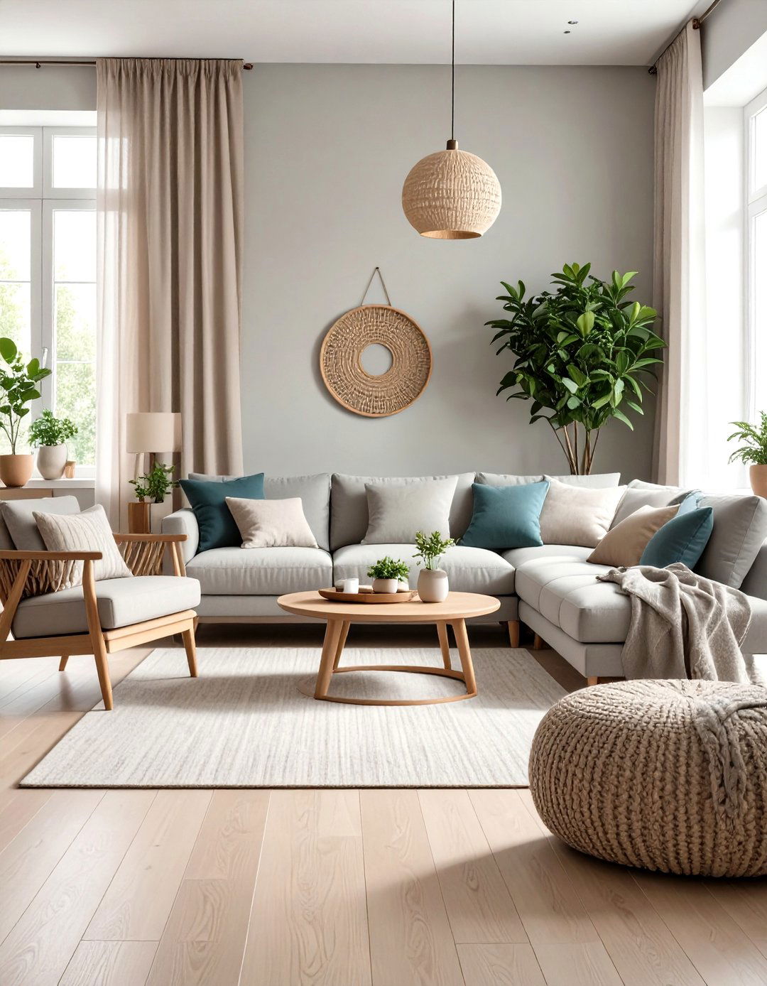 Seasonal Greige Adaptability - 24 Greige Living Room Ideas