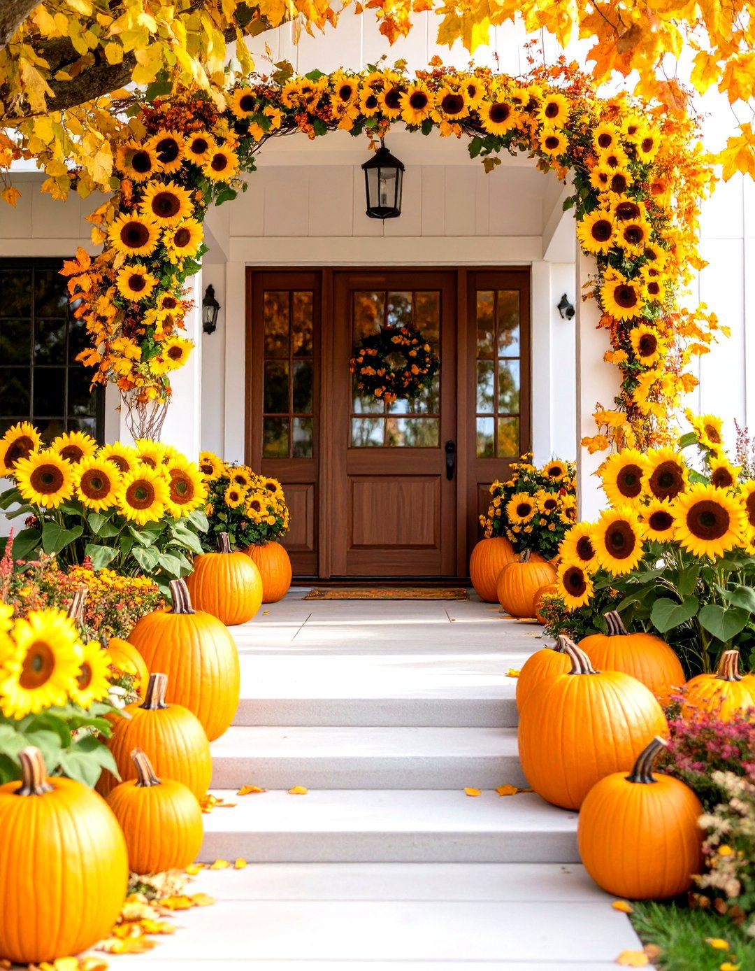Seasonal Harvest Wedding Entrance - 24 Wedding Entrance Ideas