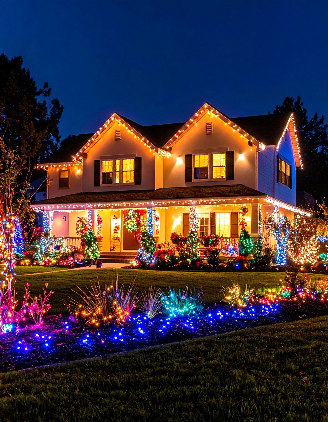 Seasonal Holiday Display Integration - 24 Landscape Lighting Ideas