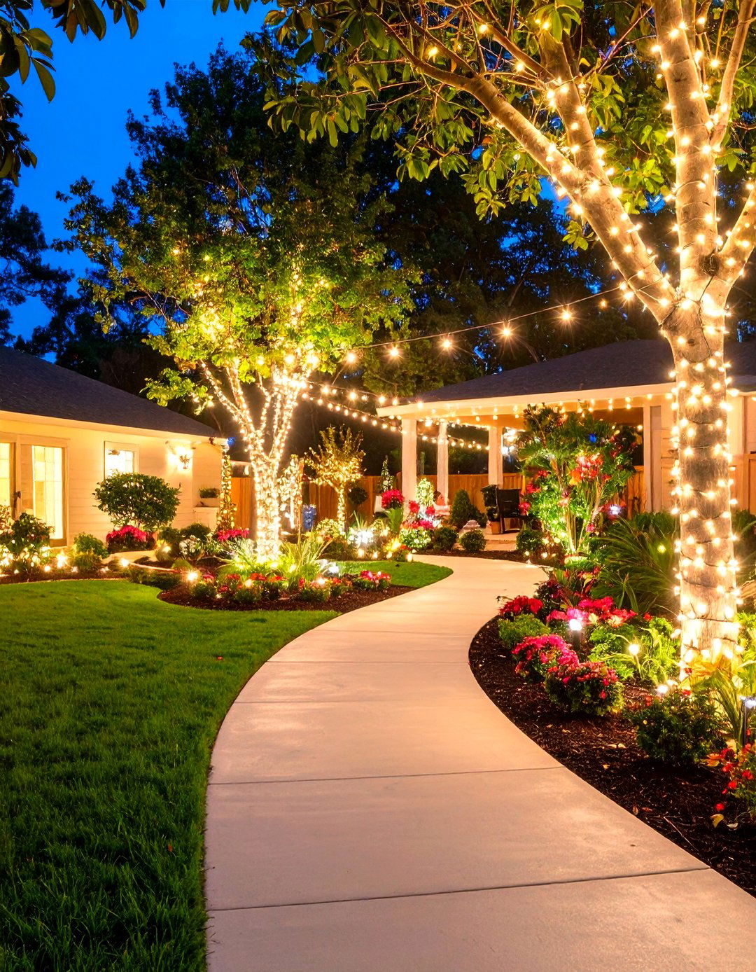 Seasonal Holiday Lighting Systems - 24 Backyard Lighting Ideas