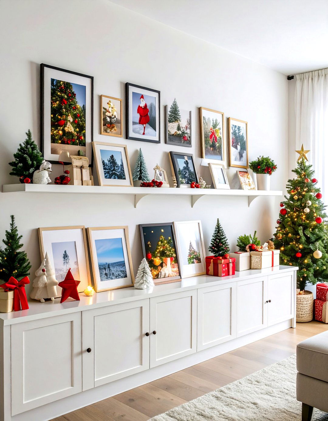 Seasonal Holiday Memory Display - 24 Wall Collage Ideas