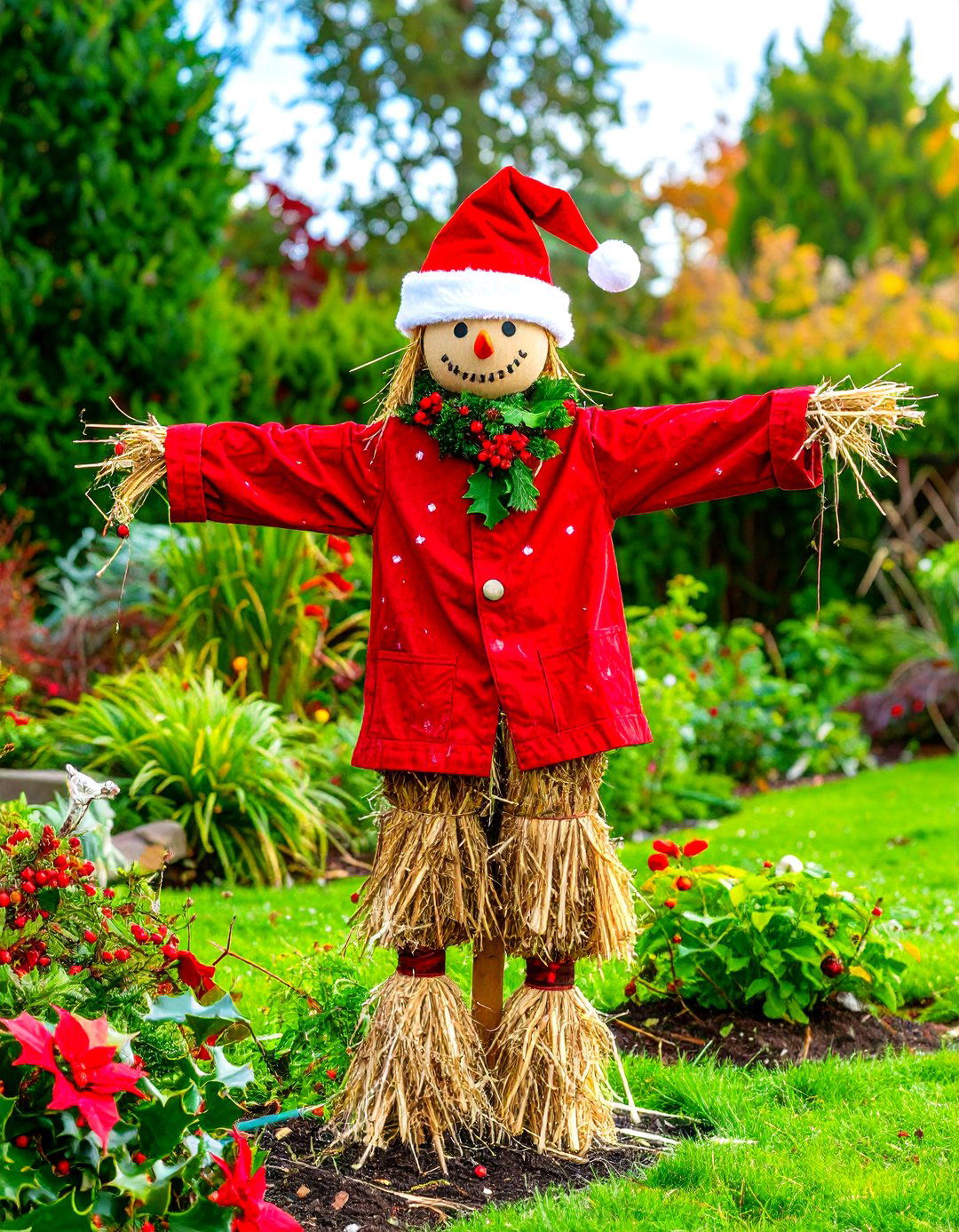 Seasonal Holiday Scarecrow - 24 Garden Scarecrow Ideas