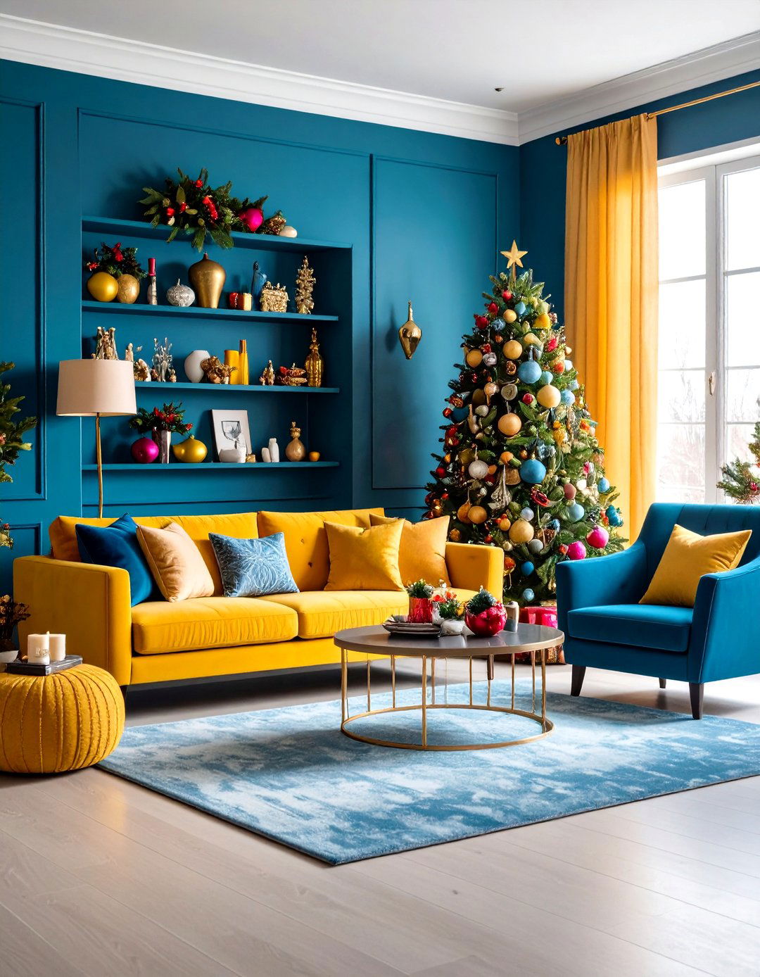 Seasonal Holiday Transformation - 24 Shelf Decor Ideas