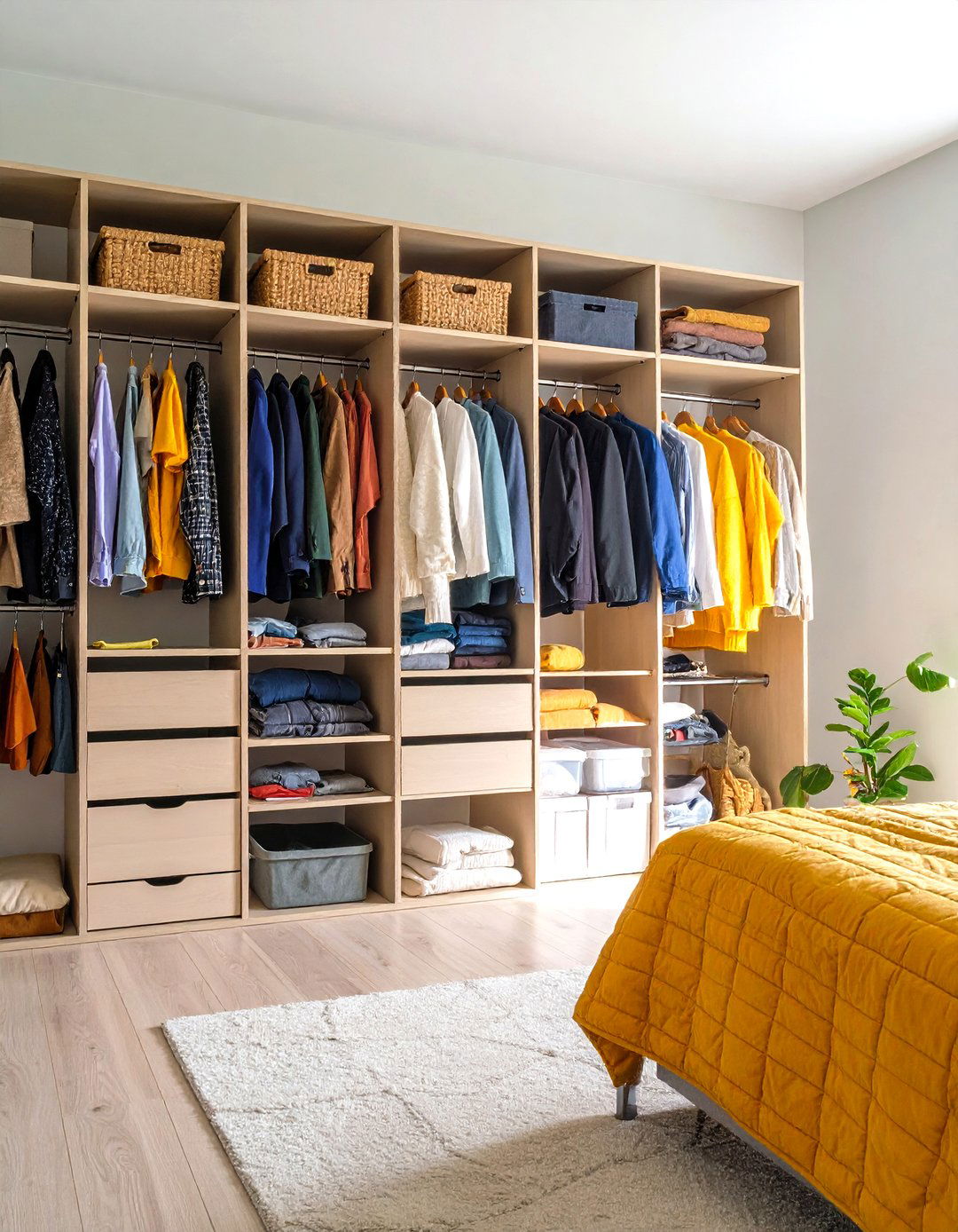 Seasonal Rotation Setup System - 24 Open Closet Ideas