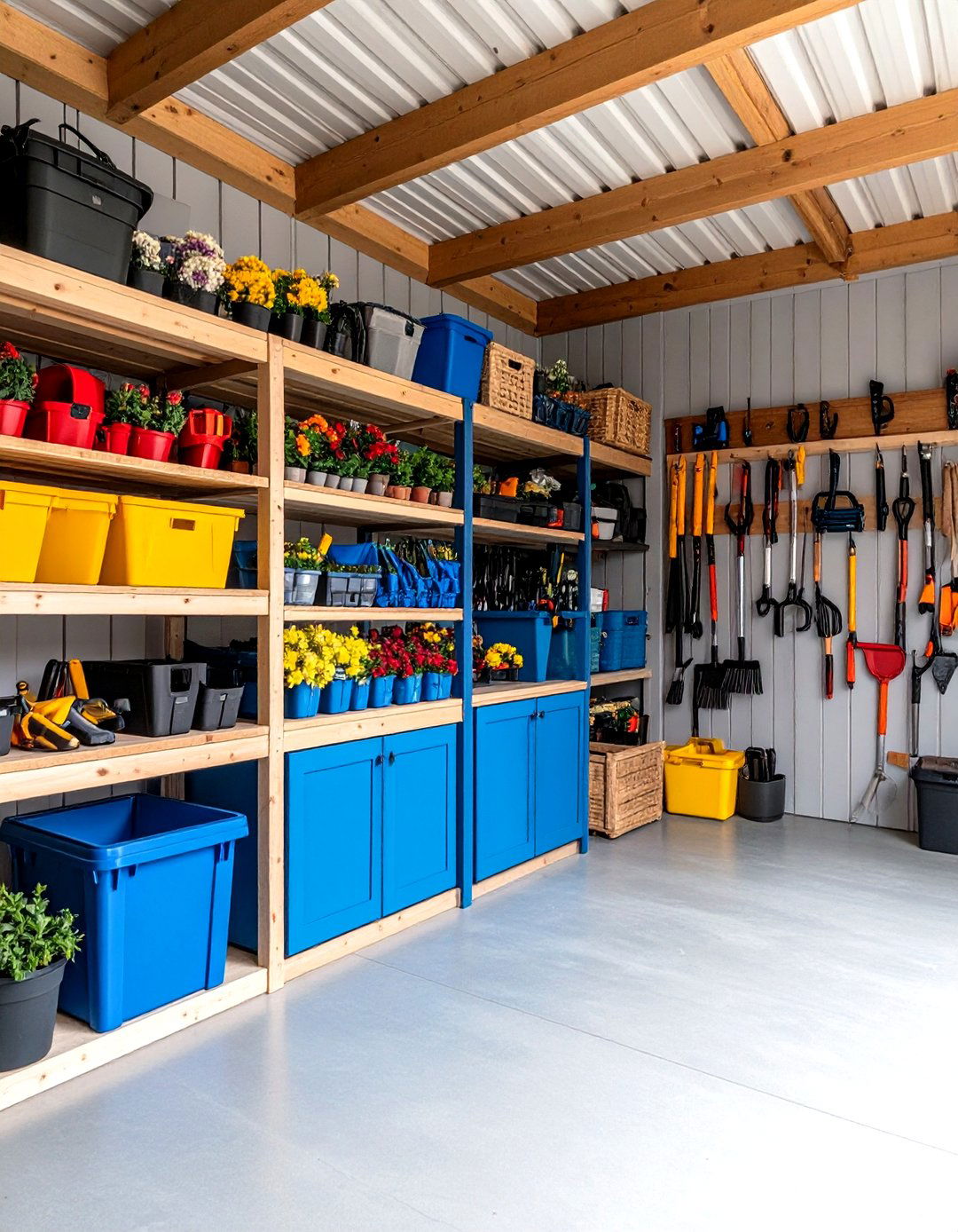 Seasonal Rotation Storage - 24 Shed Organization Ideas