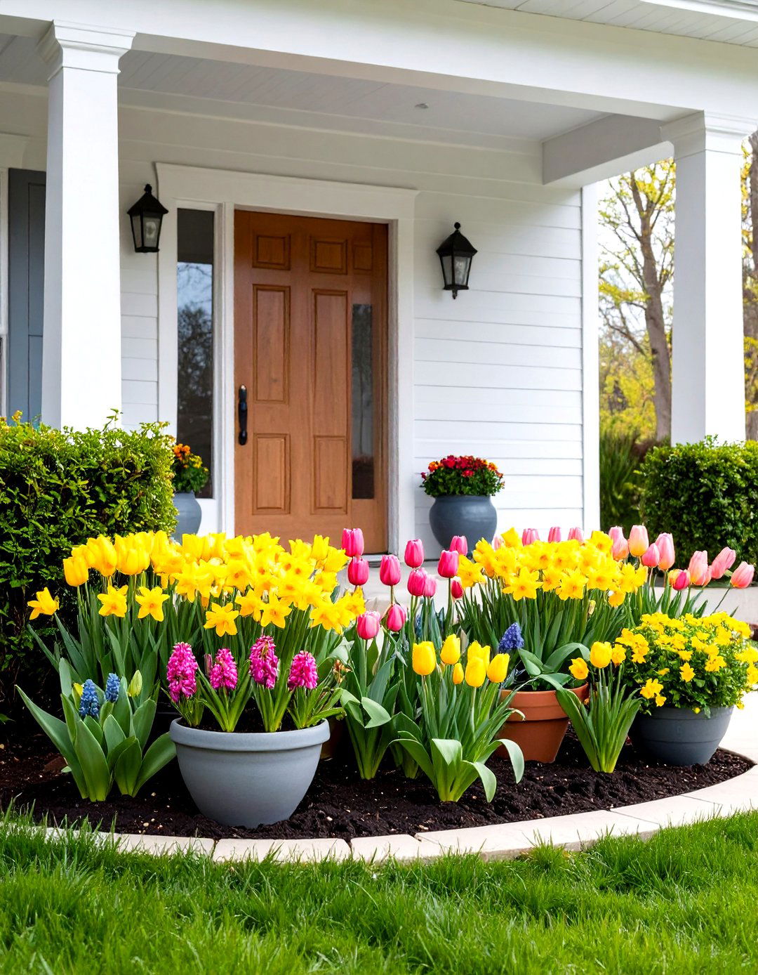Seasonal Spring Bulb Arrangements - 24 Potted Plant Arrangement Ideas