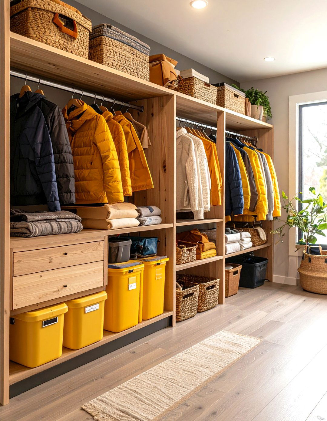 Seasonal Storage Zones - 24 Laundry Room Storage Ideas