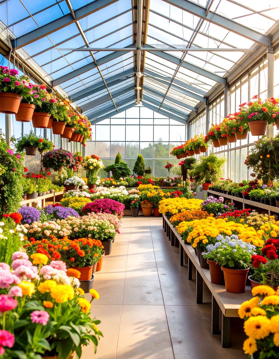 Seasonal Transition Greenhouse Display - 24 Greenhouse Decor Ideas