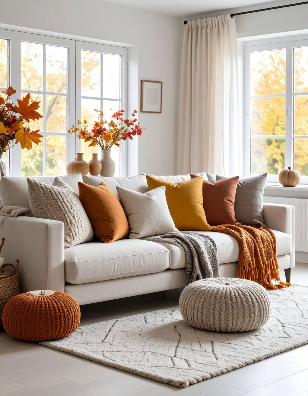 Seasonal Update Living Room - 24 Pottery Barn Living Room Ideas