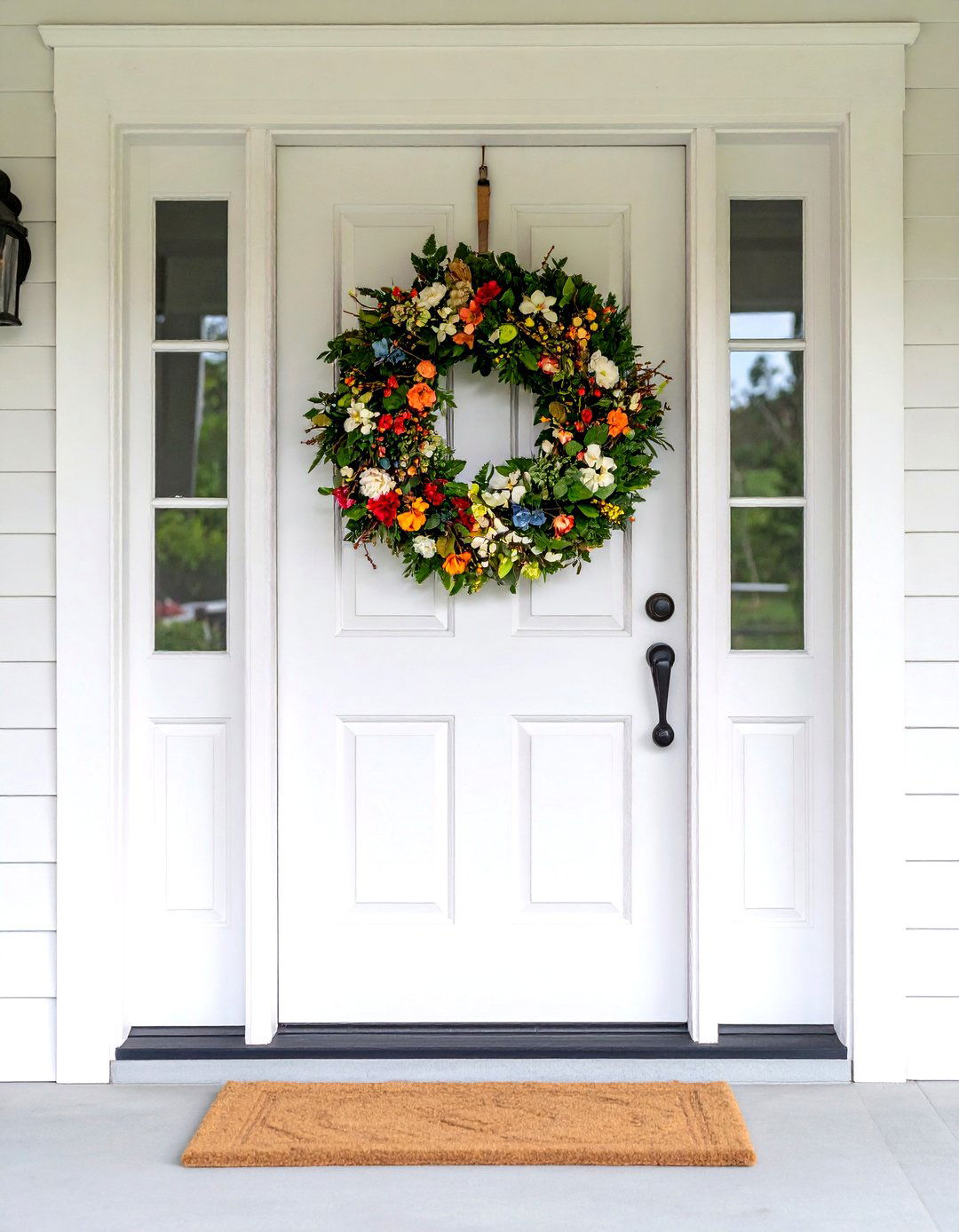 Seasonal Wreath Displays - 24 Spring Decor Ideas