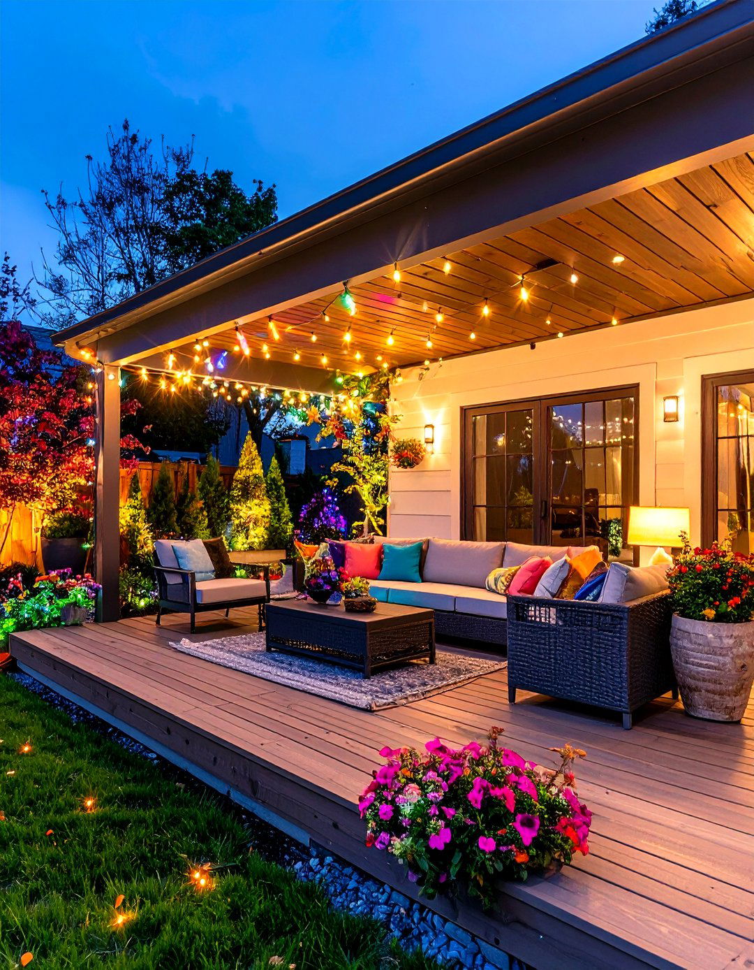 Seasonal and Holiday Lighting Systems - 24 Deck Lighting Ideas