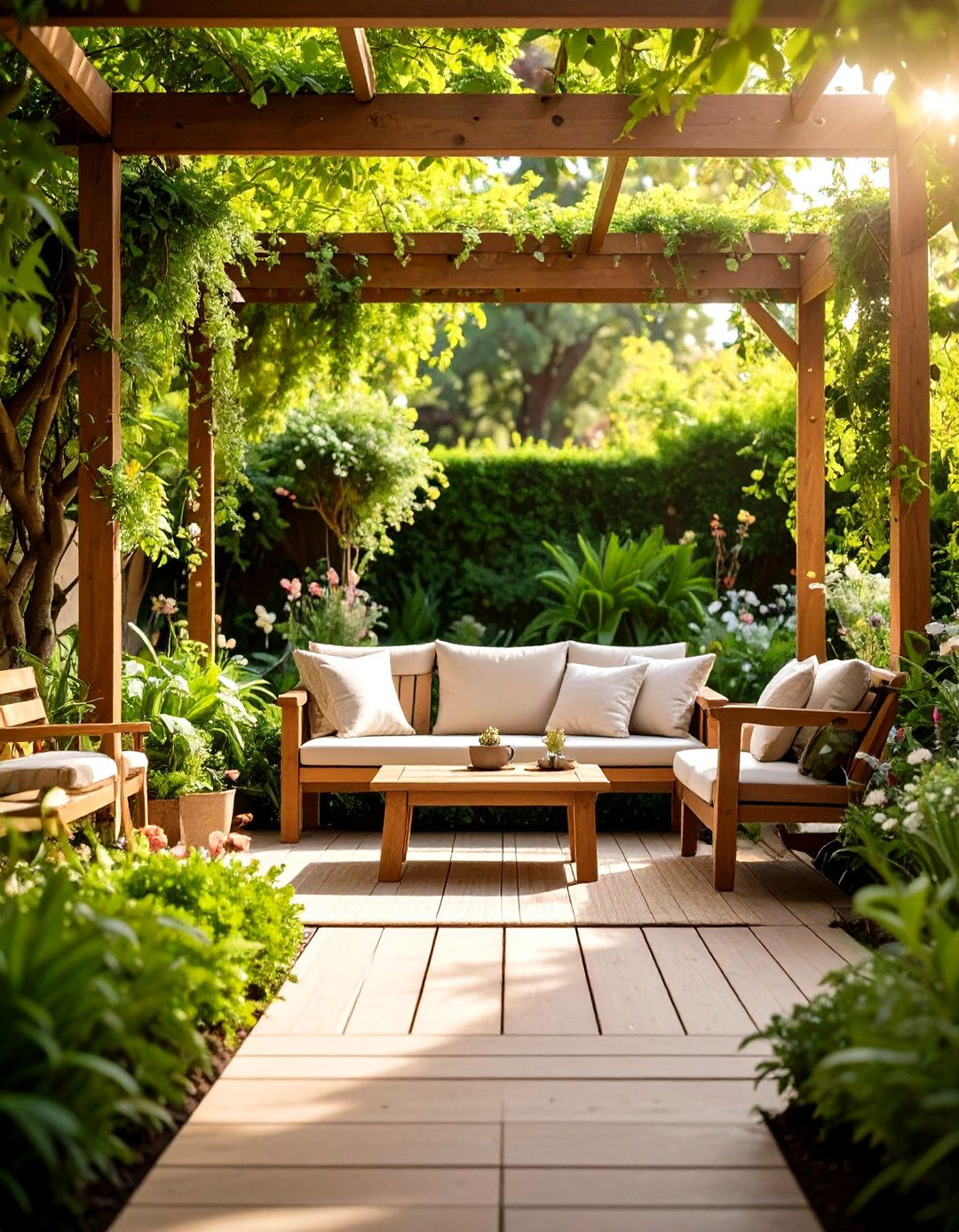 Seating Areas and Garden Rooms - 24 Shade Garden Design Ideas