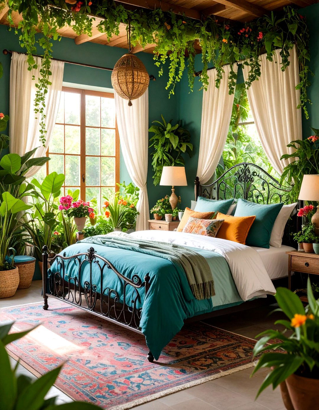 Secret Garden Hideaway Retreat - 24 Paris-themed Bedroom Ideas