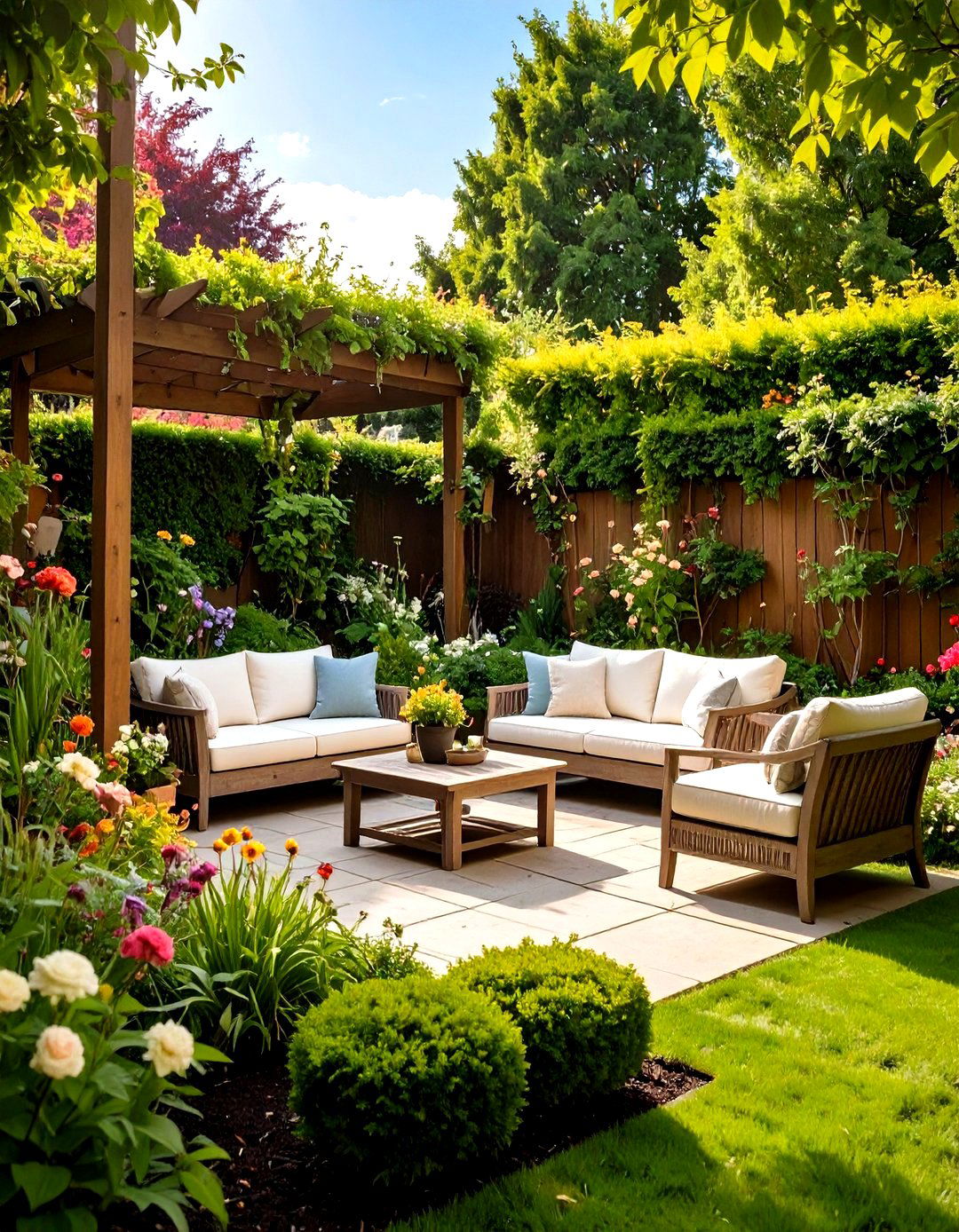 Secret Garden Privacy Retreat - 24 Townhouse Backyard Ideas