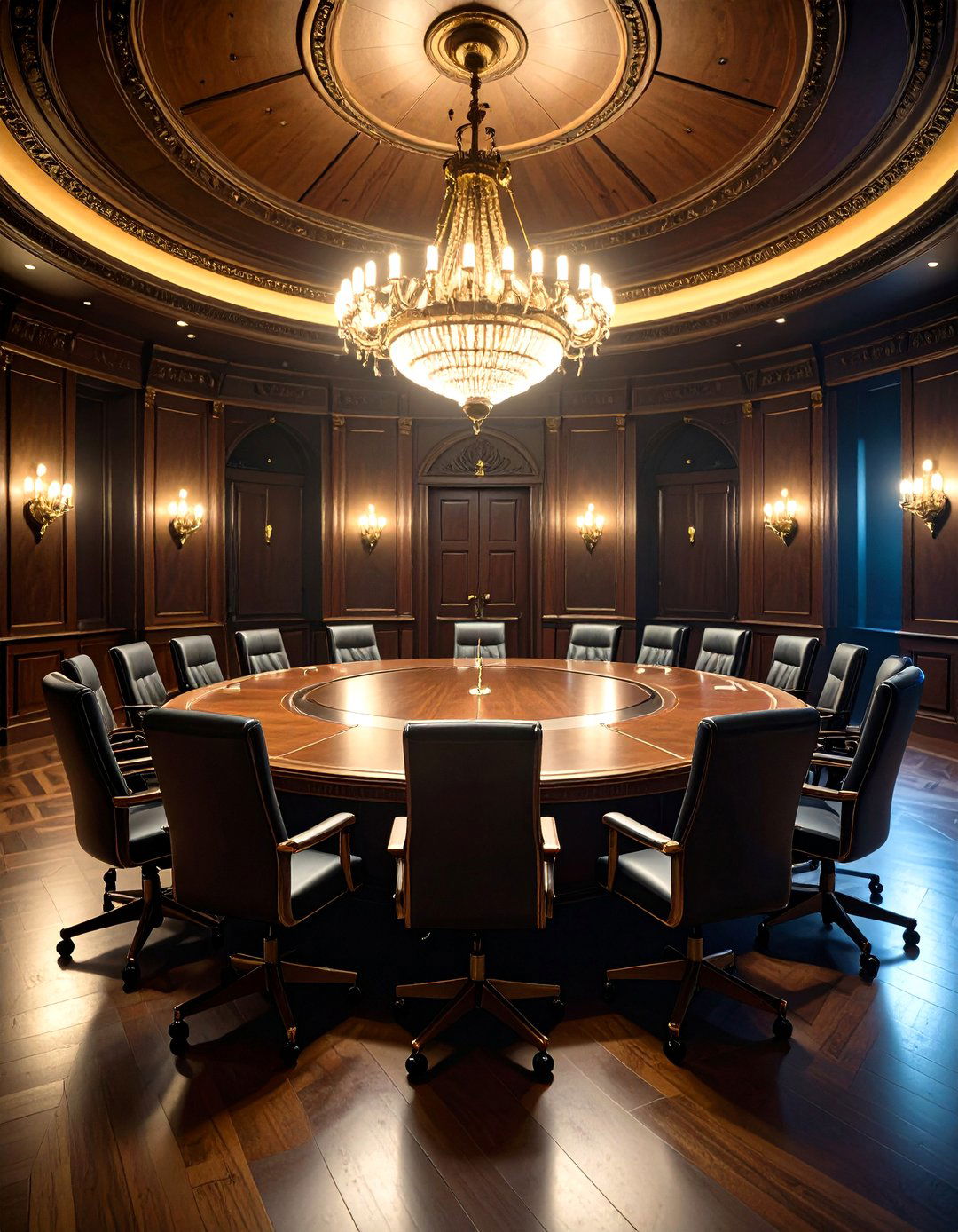Secret Society Meeting Room - 24 Dark Academia Interior Design Ideas