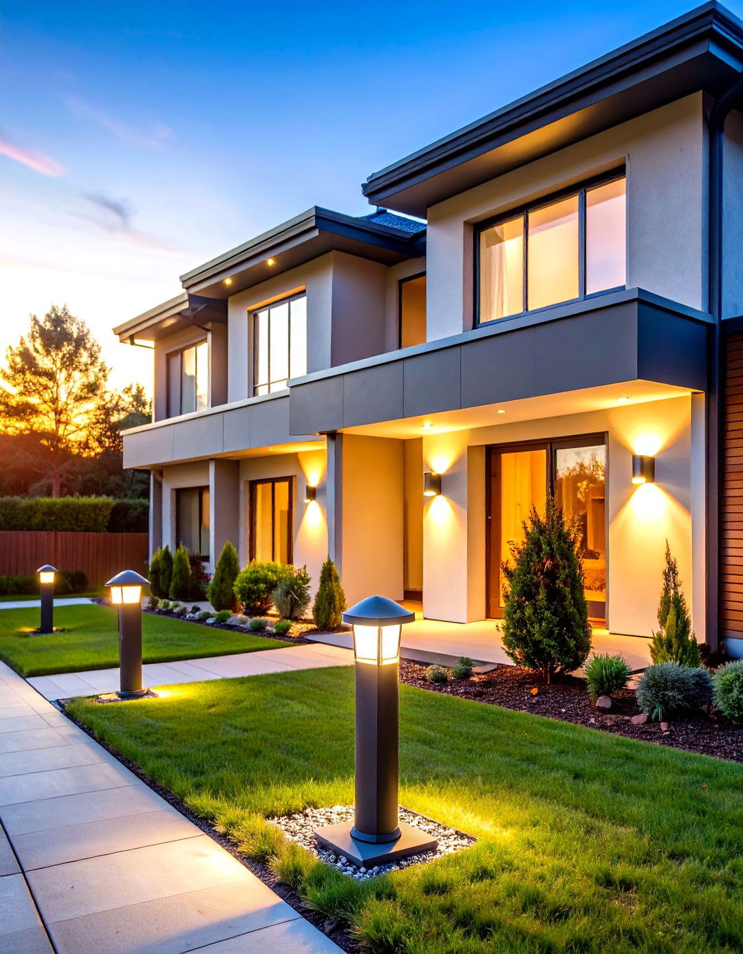 Security Lighting with Motion Sensor Integration - 24 Outdoor Lighting Ideas